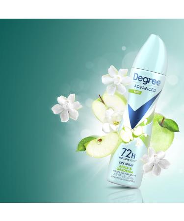 Degree Antiperspirant Spray Deodorant for Women Apple & Gardenia 72-Hour Protection 3.8 Ounce (Pack of 3) Apple and Gardenia 3.8 Ounce (Pack of 3) - Buy Online on GoSupps.com