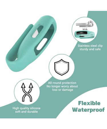 Huadea 4-Pack Clip Case Compatible with Fitbit Inspire 2/Fitbit Inspire 3  Soft Silicone Clip Clasp Accessory Replacement for Fitbit Inspire 2/Inspire 3 (Official Red/Violet/Teal/Rose Pink) - Buy Online on GoSupps.com
