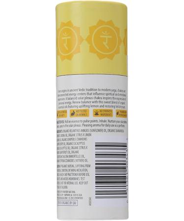 Aura Cacia Organic Chakra Balancing Roll-on - Empowering Solar Plexus Aromatherapy - 0.31 oz - Buy Online on GoSupps.com
