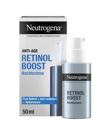 Kenvue Brands LLC Neutrogena Retinol Boost Night Cream AntiAge Night Care with Pure Retinol Antioxidants & Hyaluronic Acid Reduces Wrinkles & Firms the Skin Unscented 50 ml