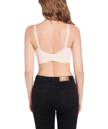 LEAPOVER Women Hands-Free Breast Pumping Bra - Adjustable Maternity Nursing Bra (Pink XL) - Buy Online on GoSupps.com