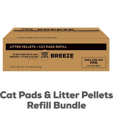 Purina Tidy Cats Breeze Litter System Bundle - Pads & Pellets 7lb Pouch + 8ct Refills - Buy Online on GoSupps.com