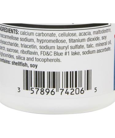Gericare Oyster Shell Calcium 500mg + Vitamin D 60 Count - Pack of 1 | High-Quality Supplement - Buy Online on GoSupps.com