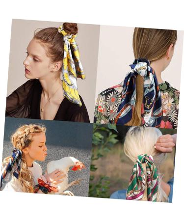 Beaupretty Travel hair ties scrunchies elastic scrunchy elastic hair band ribbon hair rope ponytail hair tie bowknot hair tie knot hair rope scrunchie with ribbon travel style Holder Rope - Buy Online on GoSupps.com