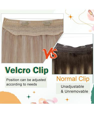 Easyouth Highlight Blonde Wire Hair Extensions 20 Inch 100g Remy Real Hair #18P613 - Buy Online on GoSupps.com