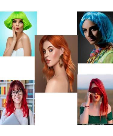 Kids Temporary Hair Color Wax Set - Perfect Gift for Girls, Ages 4-9 | Cosplay, Birthday Parties, Halloween, Christmas - 4 Colors (Red, Orange, Blue, Green) - Buy Online on GoSupps.com