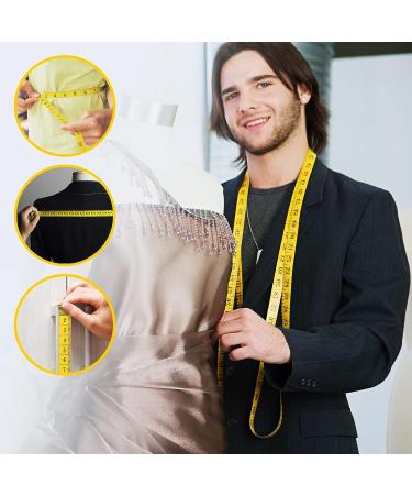 FF Elaine 24 Pcs Double-Scale Soft Tape Measure Ruler Bulk - 60-Inch/150cm for Sewing, Tailoring, and Body Measurements - 6 Colors - Buy Online on GoSupps.com