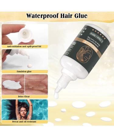 Invisible Waterproof Wig Glue 1.76oz - Strong Hold Adhesive for Lace Wig/Poly/Toupee - Includes Tools - Shop Now! - Buy Online on GoSupps.com