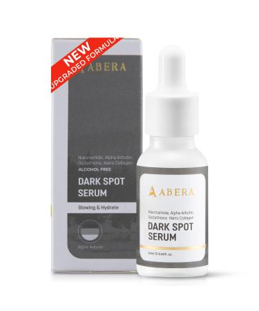 Abera Dark Spot Serum for Face Dark Spot Corrector Melasma & Age Spot Treatment Boost Moisturization & Pore Minimize All Skin Types 0.68 fl Oz A. Upgrade Version