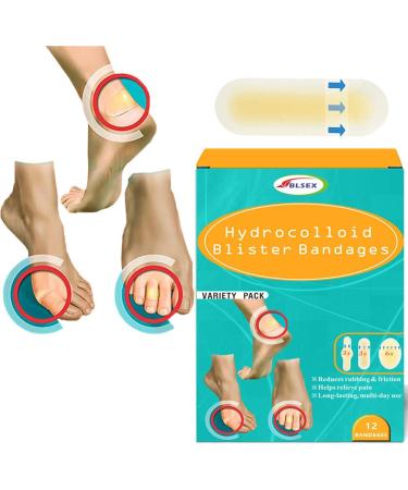 HEIMEABI Hydrocolloid Bandages - Waterproof Blister Pads for Heels, Acne Prevention & Skin Care - One Size - Buy Online on GoSupps.com