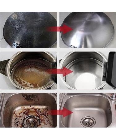 Metal Polish Cream | Scratch Remover and Cleaner - Multifunctional Rust Remover for Pot Bottom Black Scale Stainless Steel Aluminum Pochy 100g - Buy Online on GoSupps.com