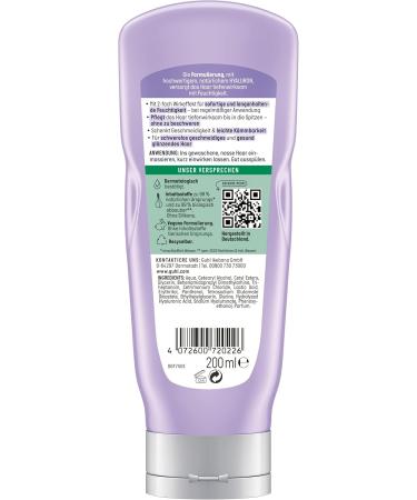  Guhl Guhl Hyaluron+ Moisturizing Conditioner Volume 200ml Hair Type: Need Moisture With Natural Hyaluronic Acid Silicone Free - Buy Online on GoSupps.com