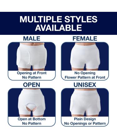 Buy AirX Men s Hip Protector Briefs for Fall Injury Prevention - Comfortable & Breathable - Large (40-48 inches) - Ideal for Seniors - Buy Online on GoSupps.com