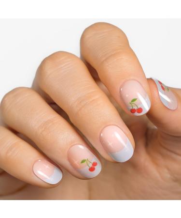 MOYOU LONDON Semi-Cured UV Gel Strips - 20 Wild Cherry Nail Foils for Salon Quality Manicure - Shop Internationally! - Buy Online on GoSupps.com