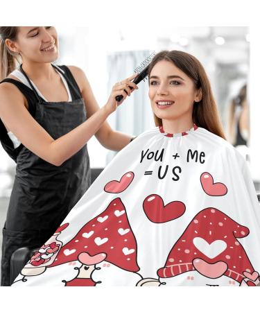 Waterproof Barber Cape - Gnome Pattern & Cheetah Haircut Bib for Men | Unisex Hair Cutting Cape - Buy Online on GoSupps.com