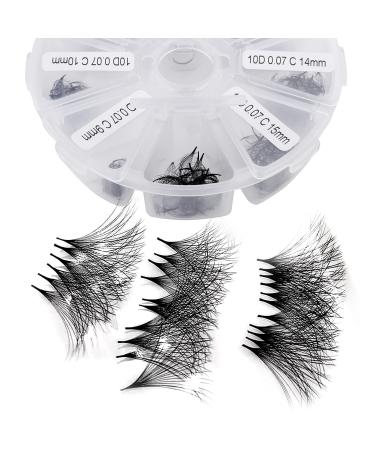 Premade Fans Eyelash Extension 500 Fans Handmade Loose Volume Lashes Mutiple Options 8D/9D/10D/12D Pre-made Fans 0.07mm Thickness C/D Curl 9-16mm/13-20mm Mixed Length Volume Eyelash Extensions by WENDYLASHES (500PCS-10D-0.… - Buy Online on GoSupps.com