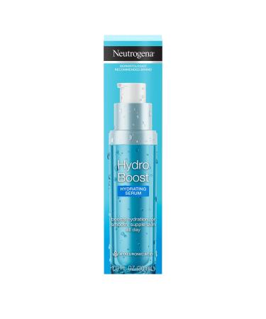 Neutrogena Hydro Boost Hyaluronic Acid Face Serum, Hydrating Face Serum for Dry Skin, Oil-Free and Non-Comedogenic, 1 Oz Hydrating Facial Serum
