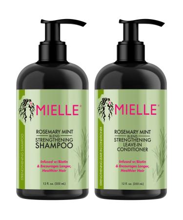 Mielle Organics Rosemary Mint Strengthening Hair Masque, Essential Oil &  Biotin Deep Treatment, Miracle Repair for Dry, Damaged, & Frizzy Hair, 12  Ounces 