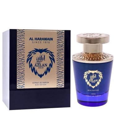 Al Haramain Azlan Oud Bleu - Cologne for Men - Extrait de Parfum - Long Lasting Oud Perfume for Men - Arabian Perfume - Men's Cologne - 3.33 oz Lavender 3.33 Ounce (Pack of 1) - Buy Online on GoSupps.com