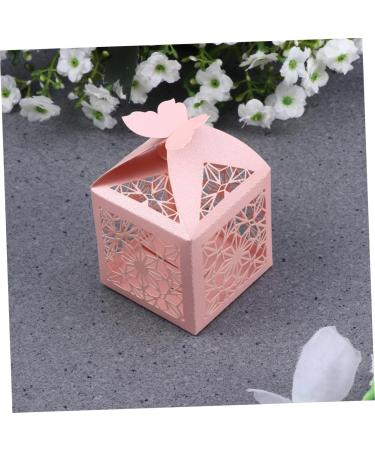 50pcs Boxes Hollow Out Bridegroom Set 1 count (Pack of 1) Pink - Buy Online on GoSupps.com