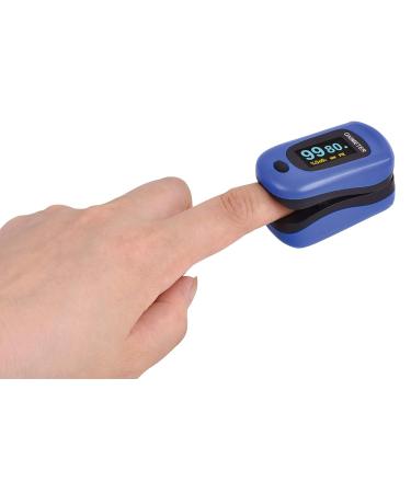 Fingertip Pulse Oximeter | OLED Display Blood Oxygen Saturation Monitor - Accurate Health Tracker for Home Use - Buy Online on GoSupps.com