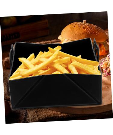 Alipis and Reusable Non-Stick Pad Easy Gel Mat Silicone Clean with This Basket The in Tray Pot Handle Black 15.5X15.8CM - Buy Online on GoSupps.com
