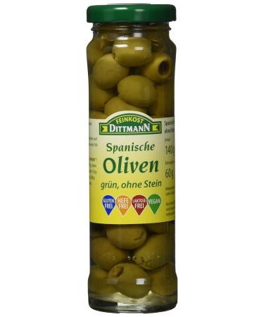 Feinkost Dittmann Green Olives without Stone (1 x 140 g)