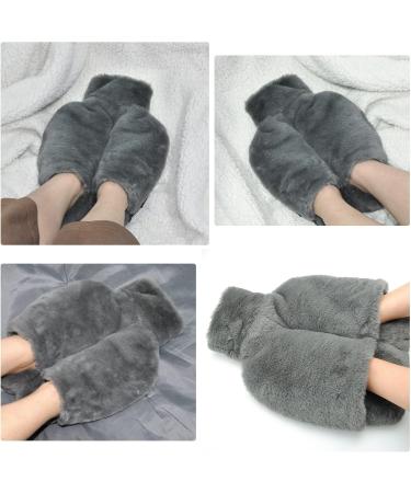 Shop Wokicor 2-in-1 Electric-Free Foot Warmer - Super Soft 2L Heating Pad for Adults | Ideal Winter Comfort (Gray) - Buy Online on GoSupps.com