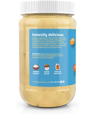 Tru-Nut Plant Based Peanut Butter Protein Powder - Vegan Gluten Free Non Dairy Non GMO 16oz Original Protein Powder for International Shipping - Buy Online on GoSupps.com