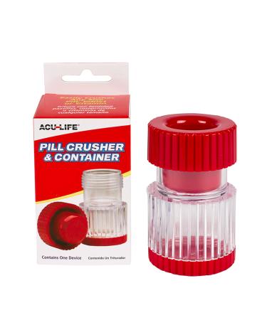 ACU-Life Pill Crusher and Storage Container Grinds Tablets into Powder