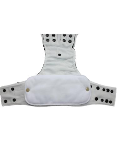 Glenndarcy Adjustable Waterproof Dog Diaper - Medium Black for Urinary Incontinence | 2 Washable Inserts | International Shipping Available - Buy Online on GoSupps.com