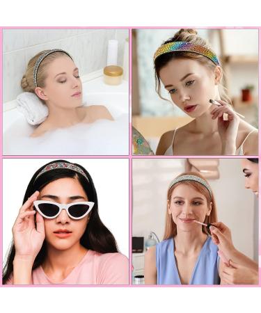 Waydress Rhinestone Headband Set - 4 Pieces Crystal Sparkly Hair Accessories in Stylish Colors - Buy Online on GoSupps.com