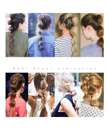 Bubble Wig Ponytail - Short Strappy Lantern Twist Double Ponytail for Women | Dark Brown Clip-In Hair Piece - Buy Online on GoSupps.com