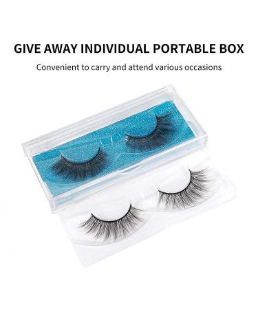 Dysilk 6D False Eyelashes - 5 Pairs of Soft Fluffy Natural Look Long Eyelashes Reusable & Comfortable - 15.2mm Artificial Lashes - Buy Online on GoSupps.com