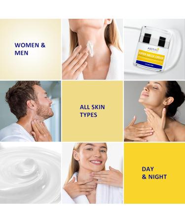 Super Neck Firming Cream | Anti-Aging Moisturizer with Retinol Collagen & Hyaluronic Acid | Day & Night Anti-Wrinkle Cream for All Skin Types - 1.7 FL OZ - Buy Online on GoSupps.com