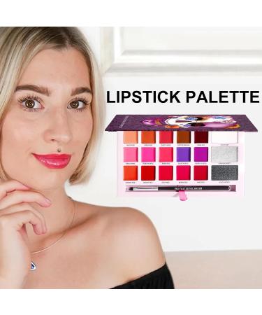 Make Up Lipsticks Lipstick Palette For Women - Makeup Chalent For Women 18 Colors Moisturizing Durable Girlfriend Costume Cosmetic Soft Texture Creamy For Women - Buy Online on GoSupps.com