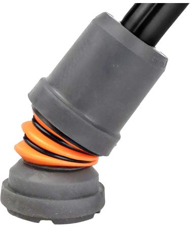 Flexyfoot Shock Absorbing Crutch Ferrule - Grey 22mm - Pack of 1 | Improve Grip, Safety & Comfort | Various Sizes and Colors - Buy Online on GoSupps.com
