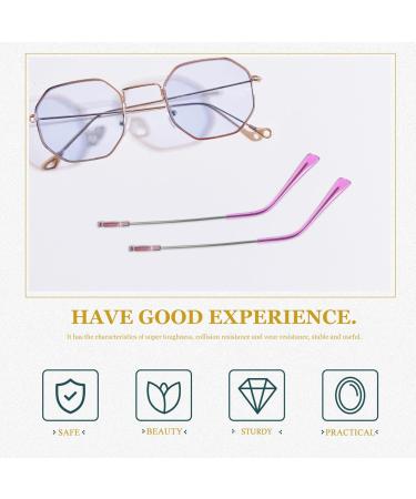 Lurrose Metal Glasses Repair Set - Fix Broken Eyewear with Universal Rubber Ear Grips & Violet Sunglasses - Buy Online on GoSupps.com