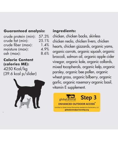 Small Batch Freeze Dried Chicken Sliders for Dogs - 14oz - Buy Online on GoSupps.com