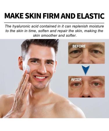 Mikabila 50ML Anti-Wrinkle Face Cream for Man Pro-Collagen Anti-Wrinkle Moisturiser for Men Anti-Ageing Mens Repair Skincare Natural and Organic Anti Wrinkle Face Cream To Reduce Fine Lines - Buy Online on GoSupps.com