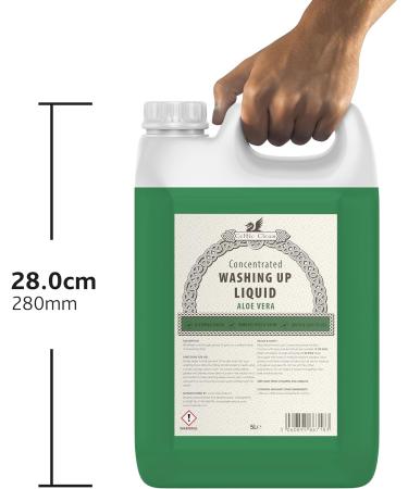Celtic Clean - Washing Up Liquid - Aloe Vera - 5 Litre - Buy Online on GoSupps.com