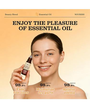 Organic Frankincense & Castor Oil Roll On: Beauty Blend Essential Oil Roller for Eye Face & Body Care Nourish Skin Revitalize Eye Contour | 0.33fl oz 10ml Castor Oil Organic Roll On (Pack of 1) 0.34 Fl Oz (Pack of 1) - Buy Online on GoSupps.com