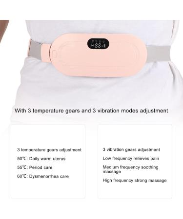 Menstruation Heating Pillows - Portable Hot Compress for Lower Back Pain Relief | Vibrating Heating Pads for Menstrual Cramps - Buy Online on GoSupps.com