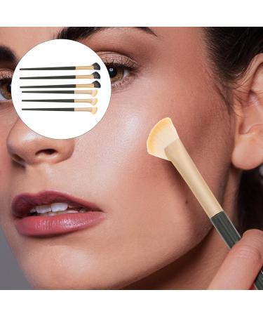 VINTORKY 6 Pcs Eyebrows Brush Eyeliner Applicator Tool Angled Eyeliner Brush Concealer Brush Brow Brush Wood - Buy Online on GoSupps.com