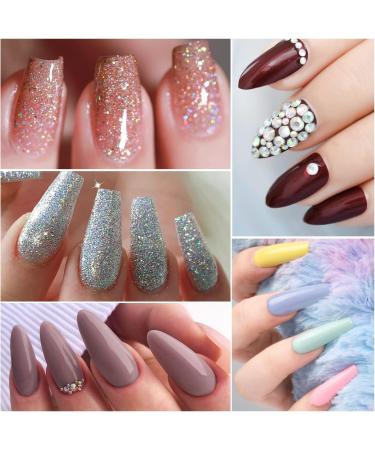 Anicco 27 Pieces UV Nail Polish UV Colour Gel Set Reflective Sparkling Shellac Nail Polish UV Gel Nail Polish Set for Beginners and Professionals 24+3B - Buy Online on GoSupps.com