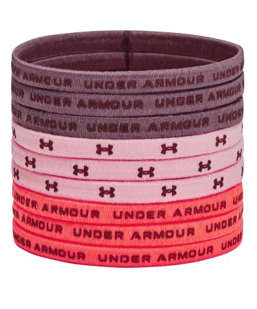 Under Armour Womens Elastic Hair Ties Pink One Size Pink OSFM
