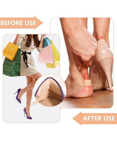 Microfiber Heel Grips & Cushion Inserts - 4 Pairs | Prevent Heel Pains & Blisters - Buy Online on GoSupps.com