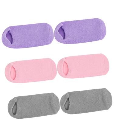 FRCOLOR 6 Pairs Foot Gel Socks Community Essential Oil Essential Oils Sleeping Socks Keep Warm Cotton Spandex Miss