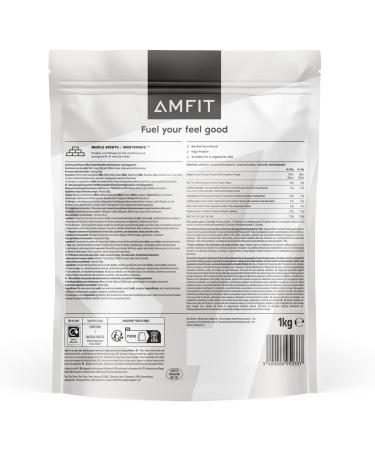 Amfit Nutrition Whey Protein Powder Salted Caramel Flavor 1kg - 33 Servings - Buy Online on GoSupps.com