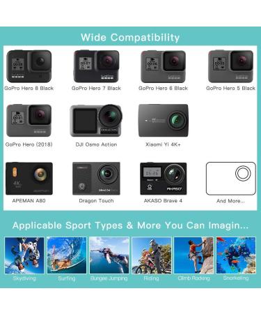 SmilePowo 48-in-1 Accessory Kit for GoPro & Action Cameras - Carrying Case Included - Buy Online on GoSupps.com